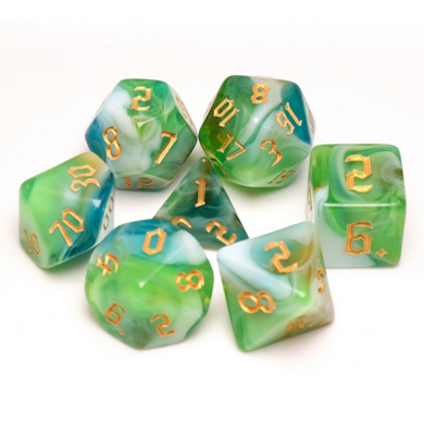 Spring Breeze RPG Dice Set Plastic Dice Foam Brain Games