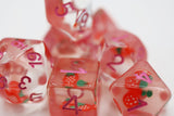 Strawberry Shortcake RPG Dice Set Plastic Dice Foam Brain Games