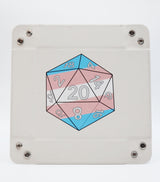 Pride D20 Snap Tray: Transgender Dice Tray Foam Brain Games