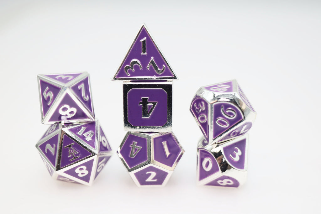 Acquisitions Inc Character Dice: Vi (2nd Edition) Metal Dice Foam Brain Games