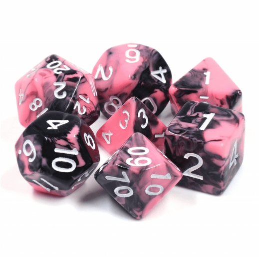 Watermelon Cream RPG Dice Set Plastic Dice Foam Brain Games