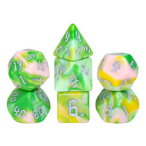 Weeping Willow RPG Dice Set Plastic Dice Foam Brain Games