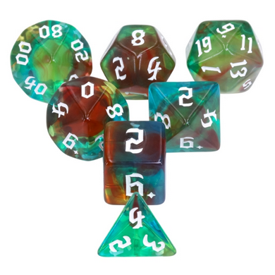 Wind Elves RPG Dice Set Plastic Dice Foam Brain Games