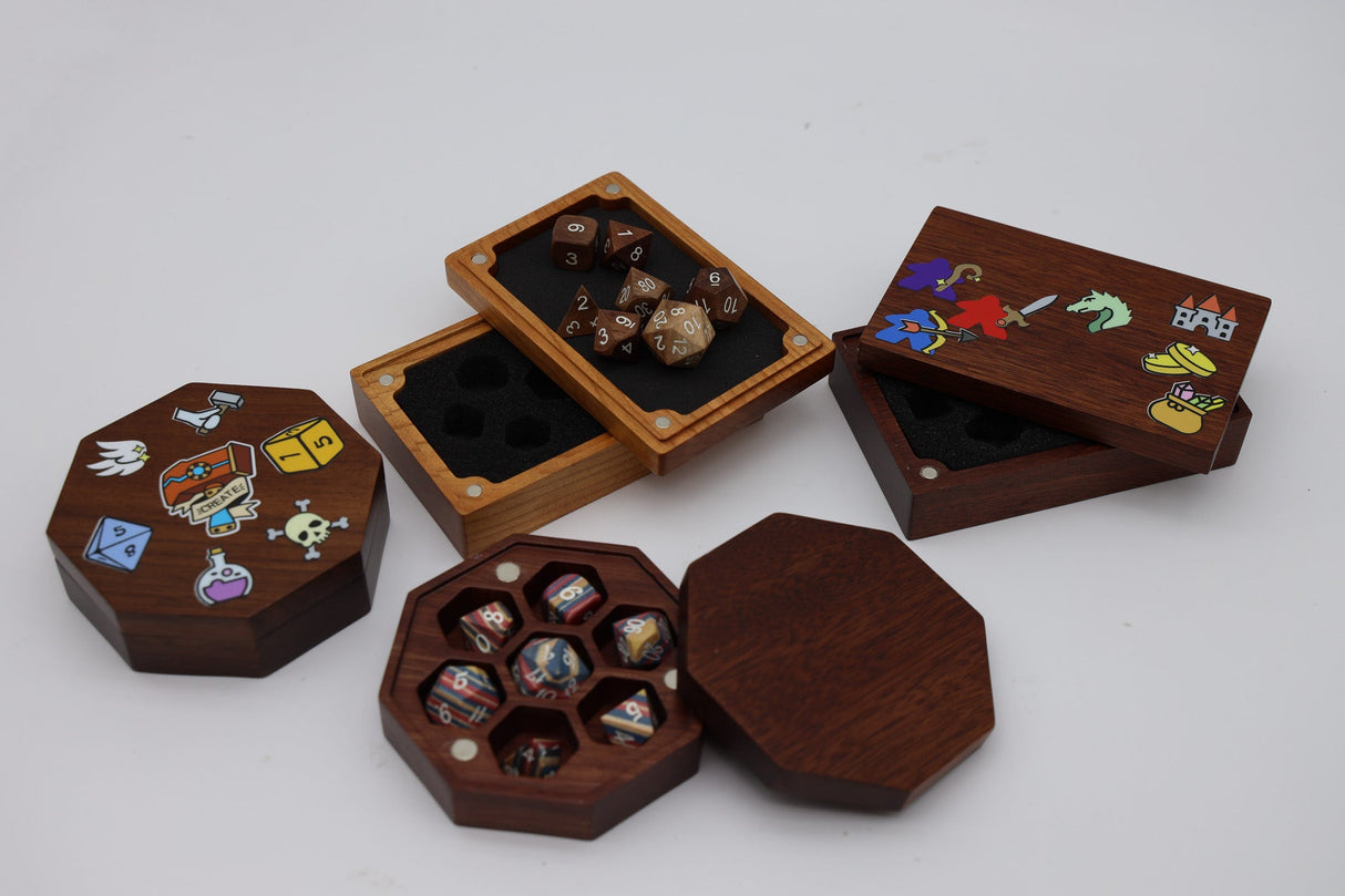 Wooden Dice Set (Random Assortment) Special Collection Foam Brain Games