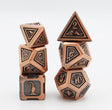 Alchemist Metals: Copper - Metal RPG Dice Set Metal Dice Foam Brain Games