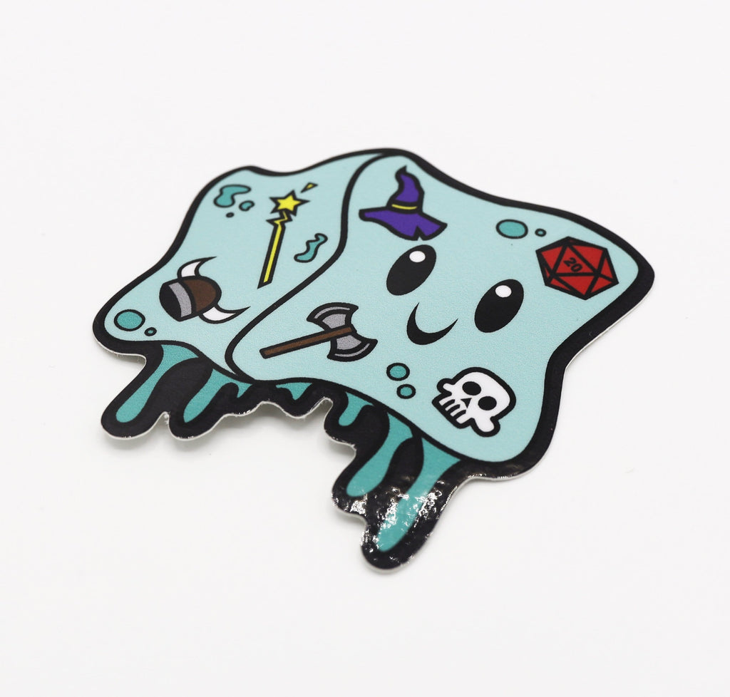 Monster Index Sticker: Gelly Cube Stickers Foam Brain Games