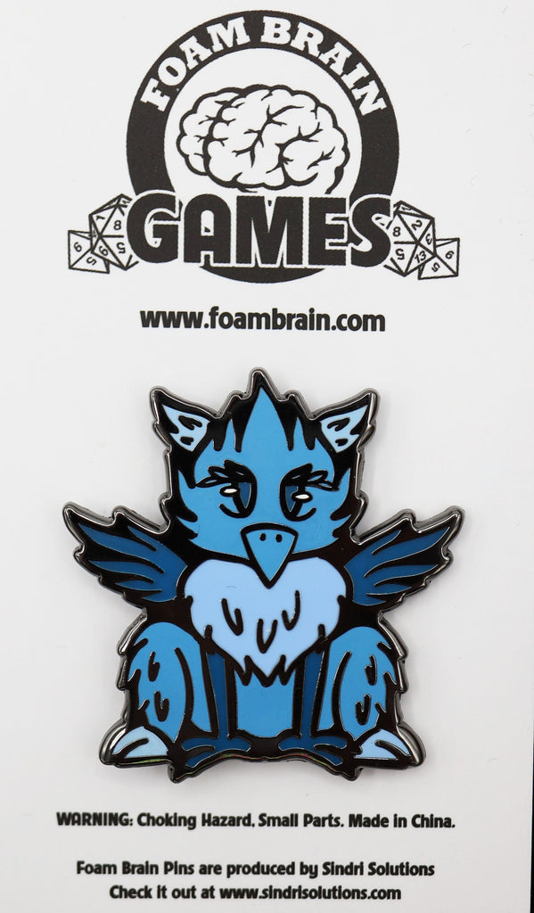 Monster Index Pin - HippoGriff Enamel Pin Foam Brain Games