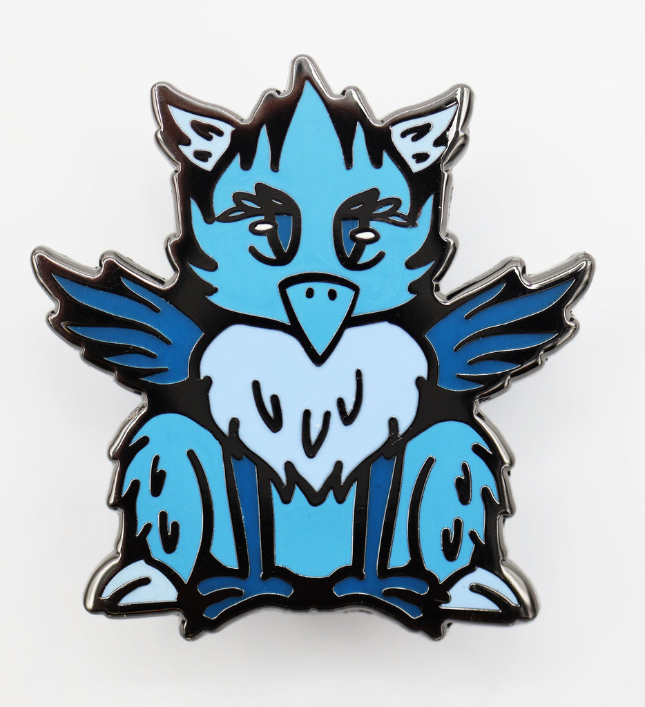 Monster Index Pin - HippoGriff Enamel Pin Foam Brain Games