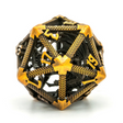 Hollow Dragon Keep D20 - Gold Metal Dice Foam Brain Games