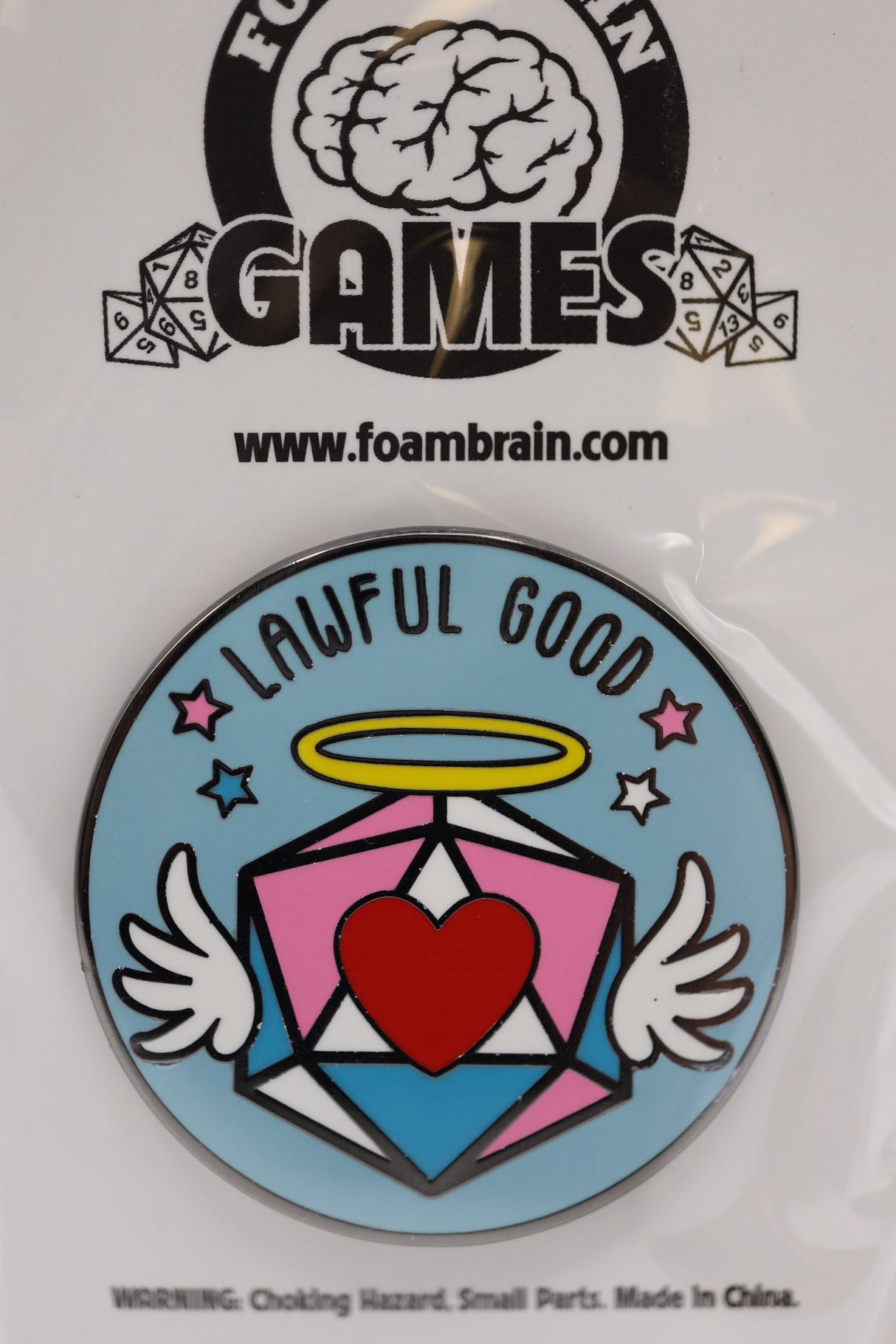 Pride Flag Alignment Pin: Transgender Enamel Pin Foam Brain Games