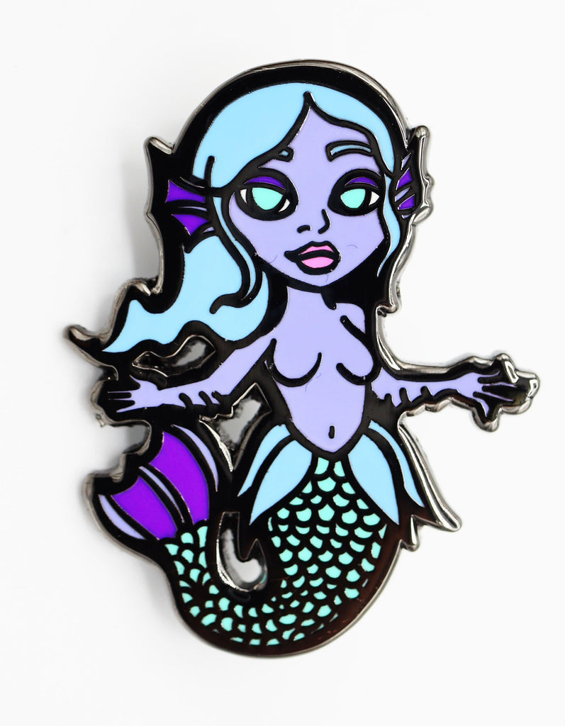 Monster Index Pin - Merfolk Enamel Pin Foam Brain Games