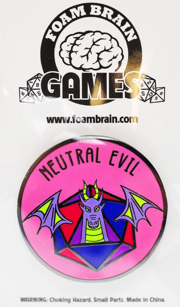 Pride Flag Alignment Pin: Bisexual Enamel Pin Foam Brain Games