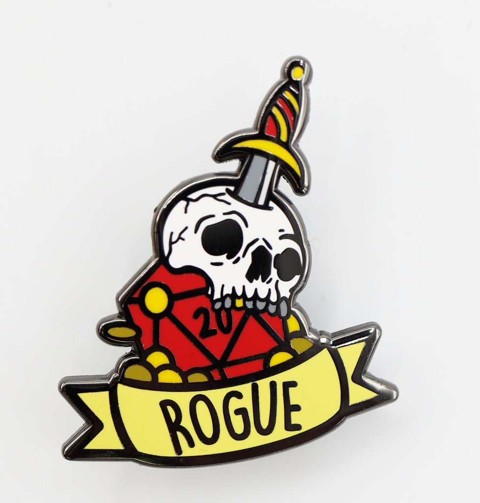 Banner Class Pin - Rogue Enamel Pin Foam Brain Games