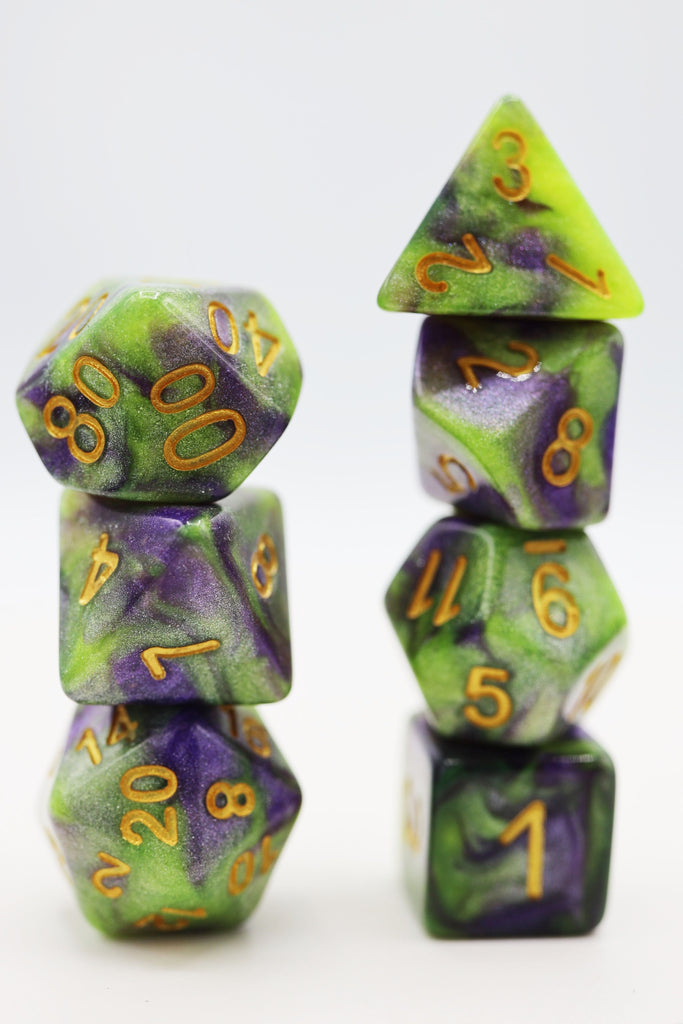 Royal Viper RPG Dice Set Plastic Dice Foam Brain Games