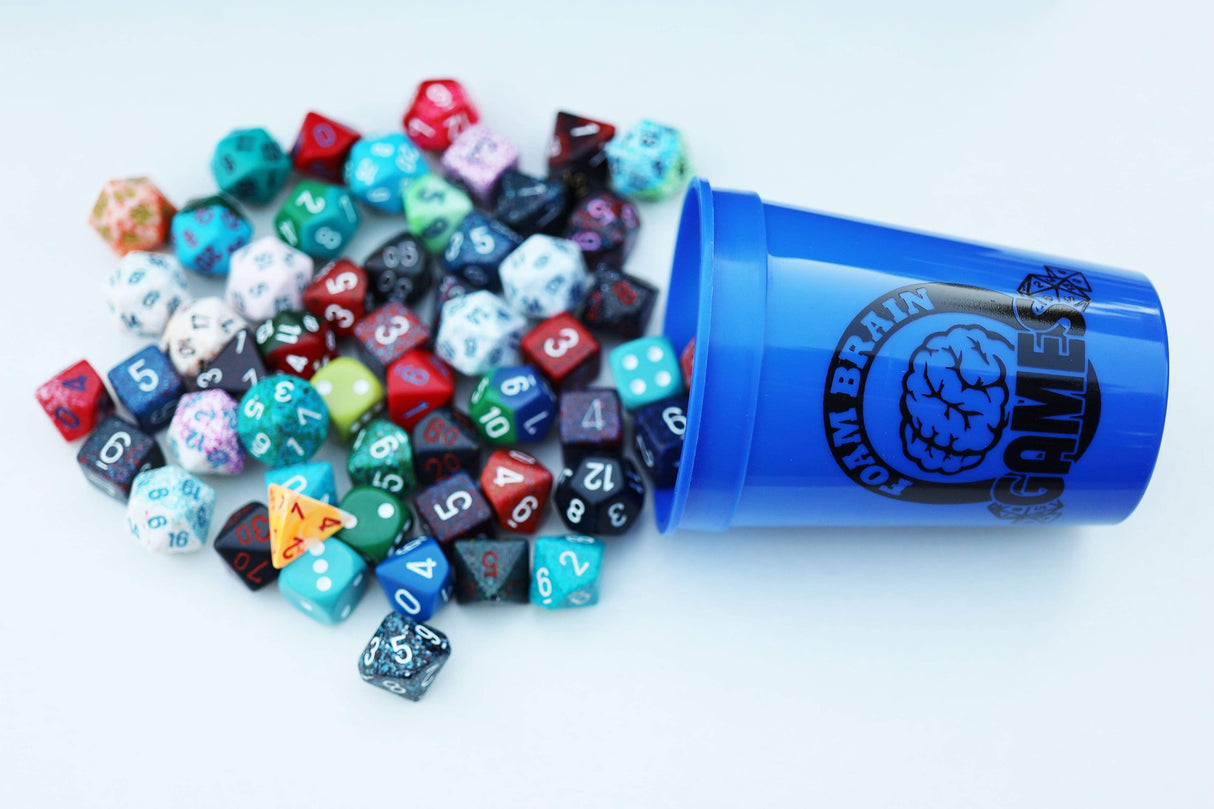 Plastic cup with Lid and Straw (NO DICE INCLUDED)