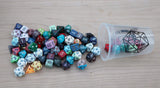 Plastic cup with Lid and Straw (NO DICE INCLUDED)