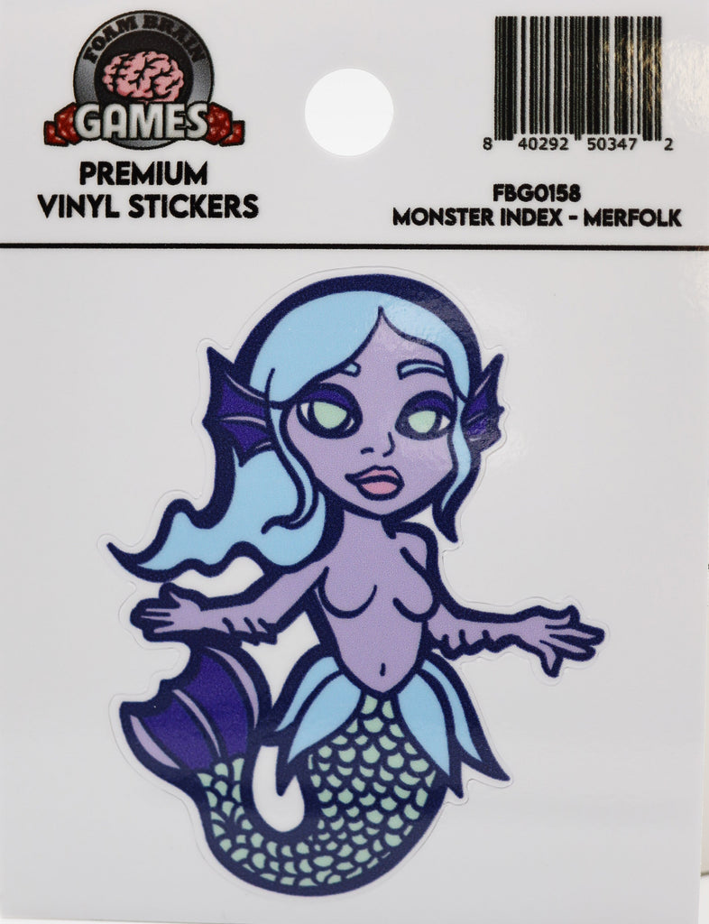 Monster Index Sticker: Merfolk Stickers Foam Brain Games