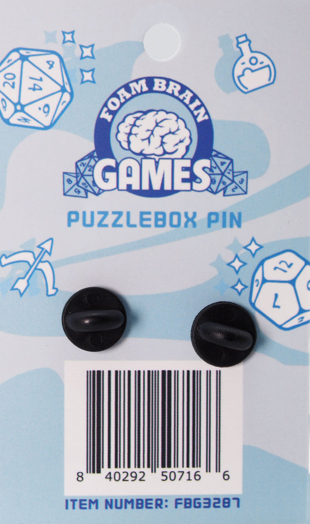 Puzzlebox Pin Enamel Pin Foam Brain Games