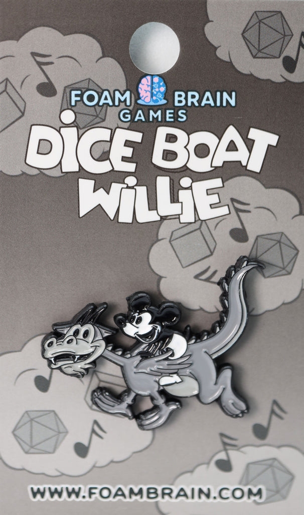 Dice Boat Willie: Mickey - Enamel Pin Enamel Pin Foam Brain Games