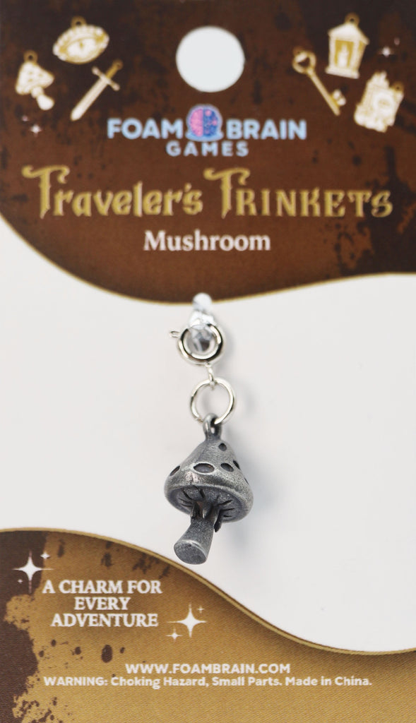 Traveler's Trinkets: Mushroom Charm Jewelry Foam Brain Games