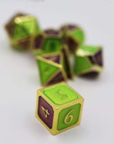 Dual Amethyst and Green RPG Set