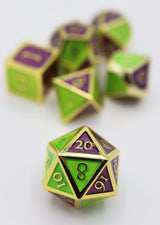 Dual Amethyst and Green RPG Set