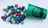 Plastic cup with Lid and Straw (NO DICE INCLUDED)