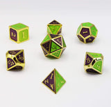 Dual Amethyst and Green RPG Set