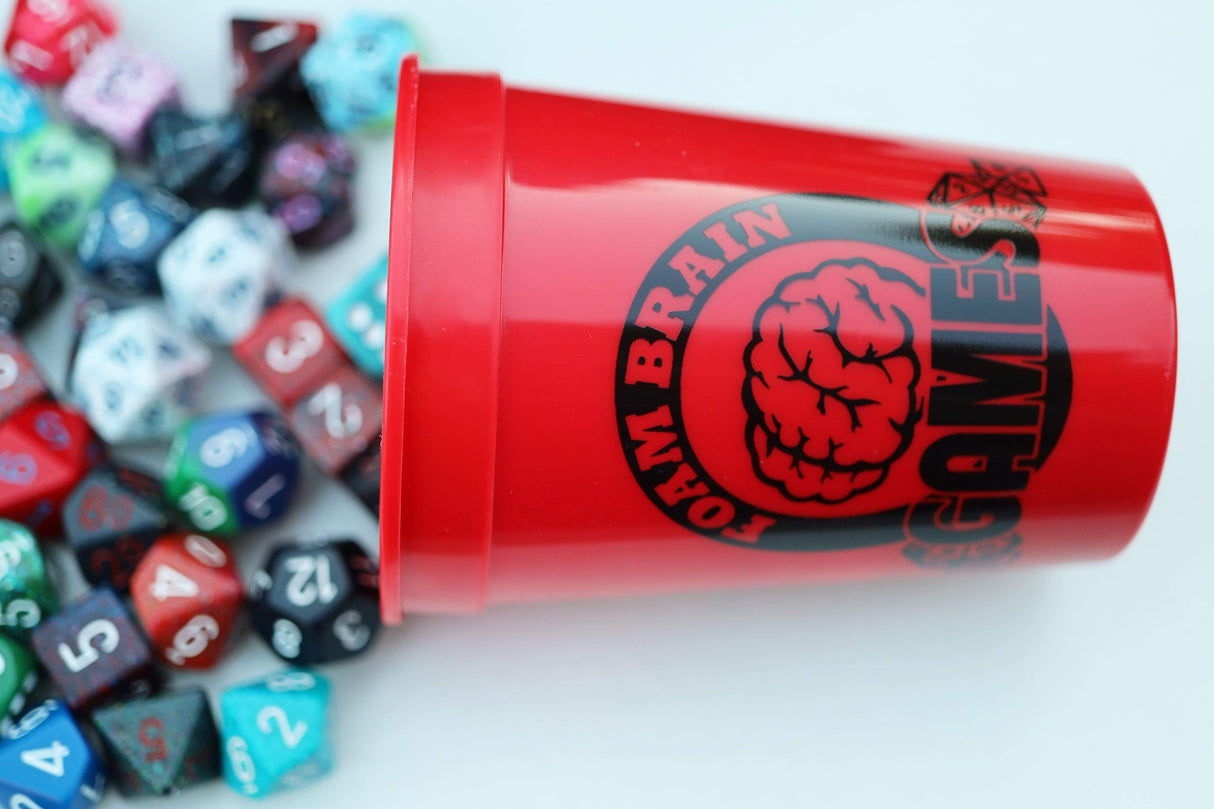 Plastic cup with Lid and Straw (NO DICE INCLUDED)