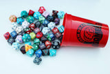 Plastic cup with Lid and Straw (NO DICE INCLUDED)