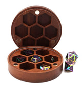 Rosewood Dice Box (Round)