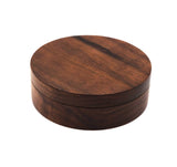 PurpleHeart Wood Dice Box (Round)