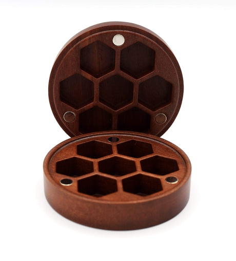 Rosewood Dice Box (Round)